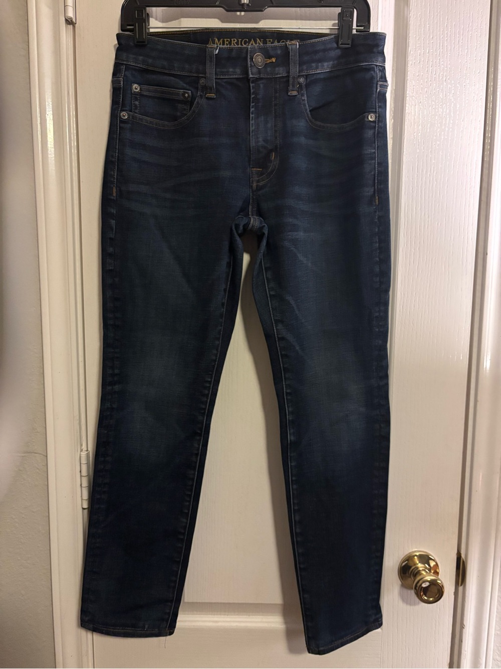 American Eagle Outfitters Men’s Dark Indigo Slim taper Jeans